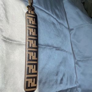 Fendi Mini Strap You Short shoulder strap with double clip